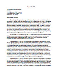 Business Coalition Urges Treasury Secretary Mnuchin to Issue Guidance on Cost Recovery Period for Real Estate Improvements