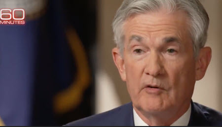 Federal Reserve Chairman Jerome Powell on 60 Minutes