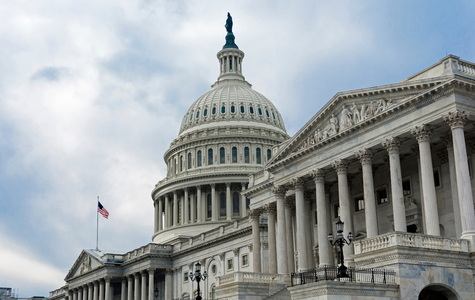 Capitol stormy sky