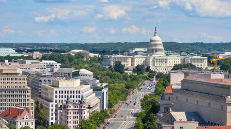 Capitol from upper Pennsylvania Avenue