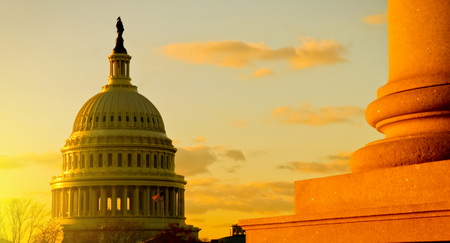 Capitol at sunset