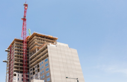 Construction of condo building in Denver