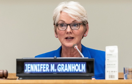 U.S. Energy Secretary Jennifer Granholm