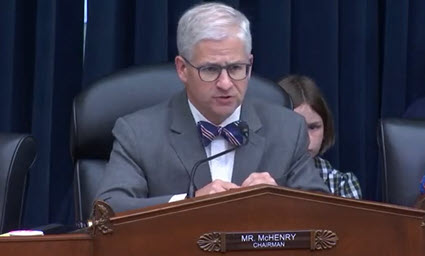 House Financial Services Committee Chairman Patrick McHenry (R-NC)