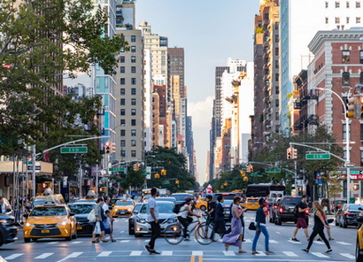 NYC street scene