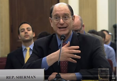 Rep. Brad Sherman table mic