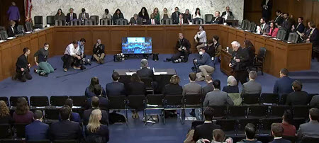 Senate Banking Committee hearing with Fed Chairman Jay Powell