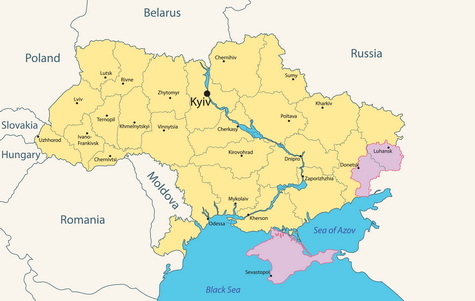 Map of Ukraine